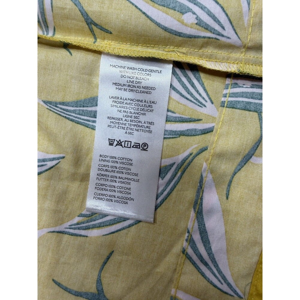 Anthropologie Maxi Dress Yellow Somerset Strapless Vacay Boho Preppy Size XS NWT - Picture 9 of 12